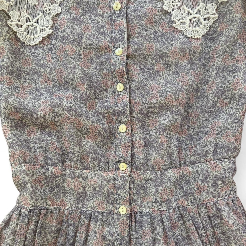 Gunne Sax Floral Prairie Dress - image 4
